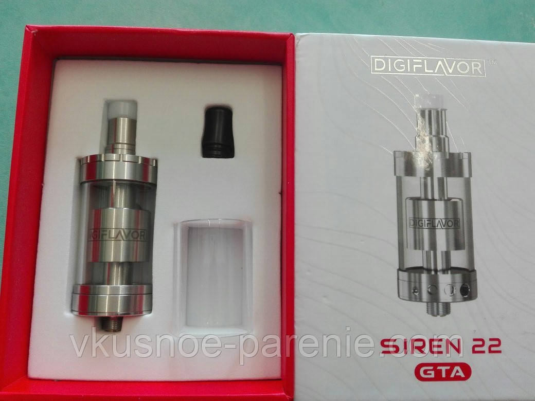 Атомайзер Siren GTA 22mm Digiflavor сталевий (оригінал)