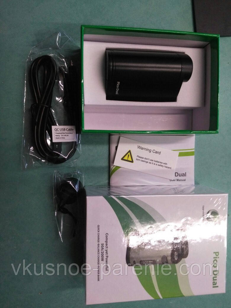Батарейний мод Eleaf iStick Pico Dual 200W TC чорний