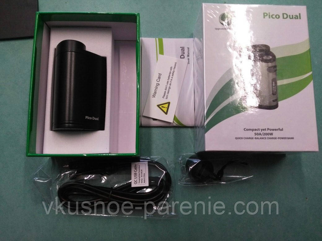 Батарейний мод Eleaf iStick Pico Dual 200W TC сталевий