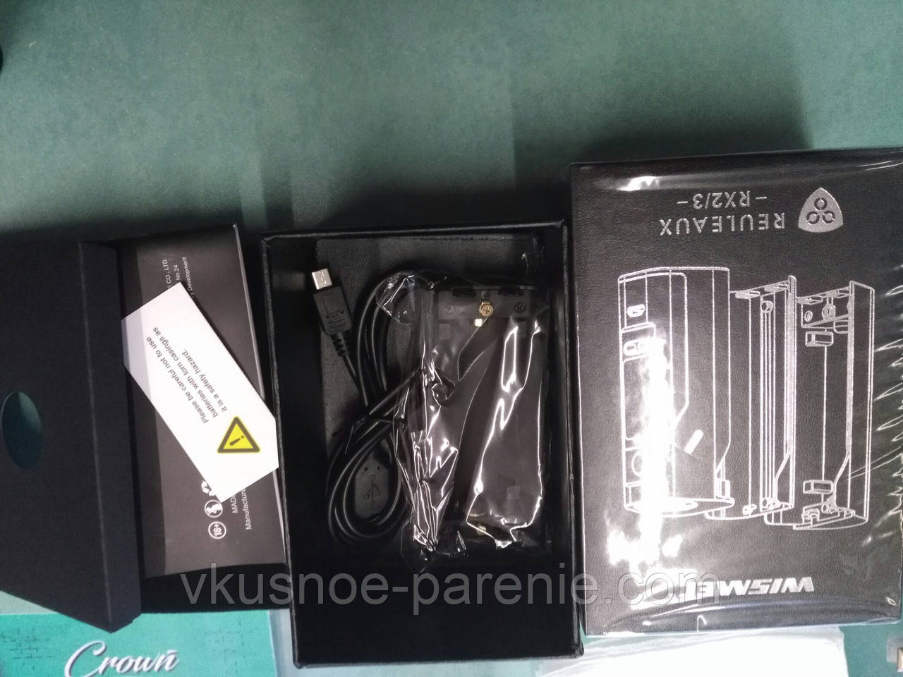 Батарейний МОД Wismec Reuleaux RX2/3 (оригінал) чорно - червоний