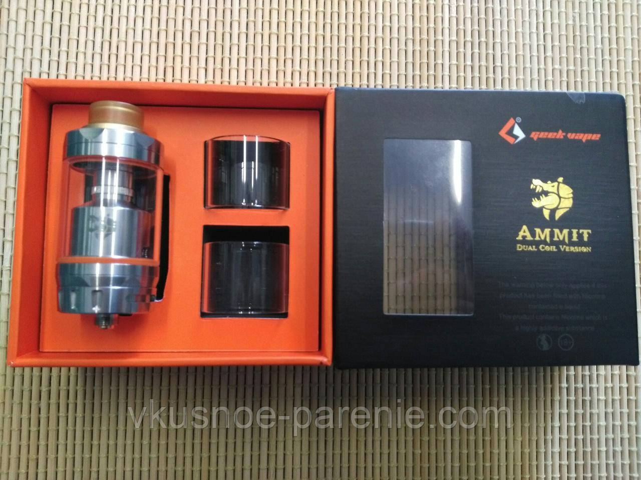 Бак Ammit RTA Dual Coil Version GeekVape оригінал сталь