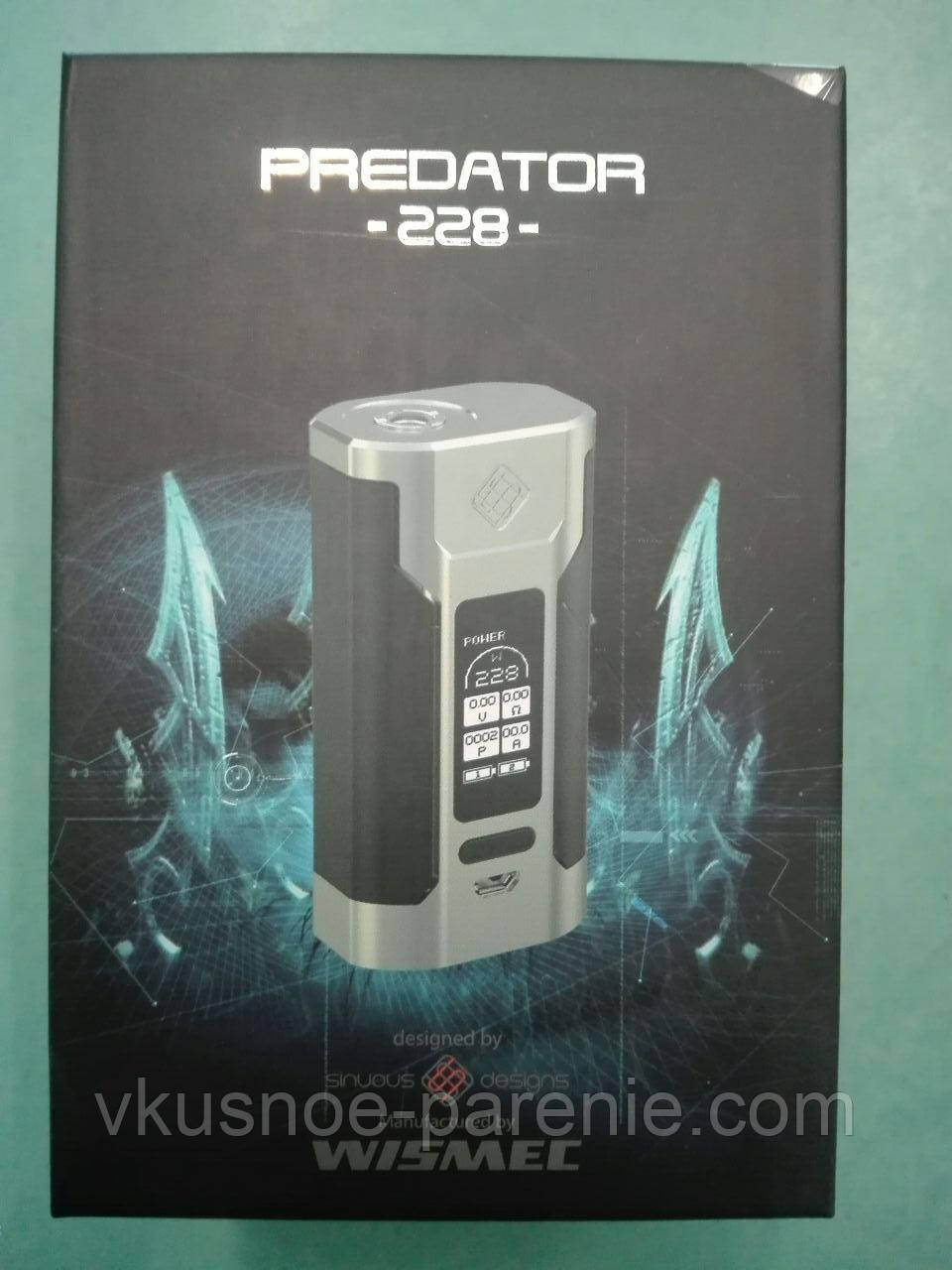 Бокс мод Wismec Predator 228 (оригінал) Бронза з Чорним
