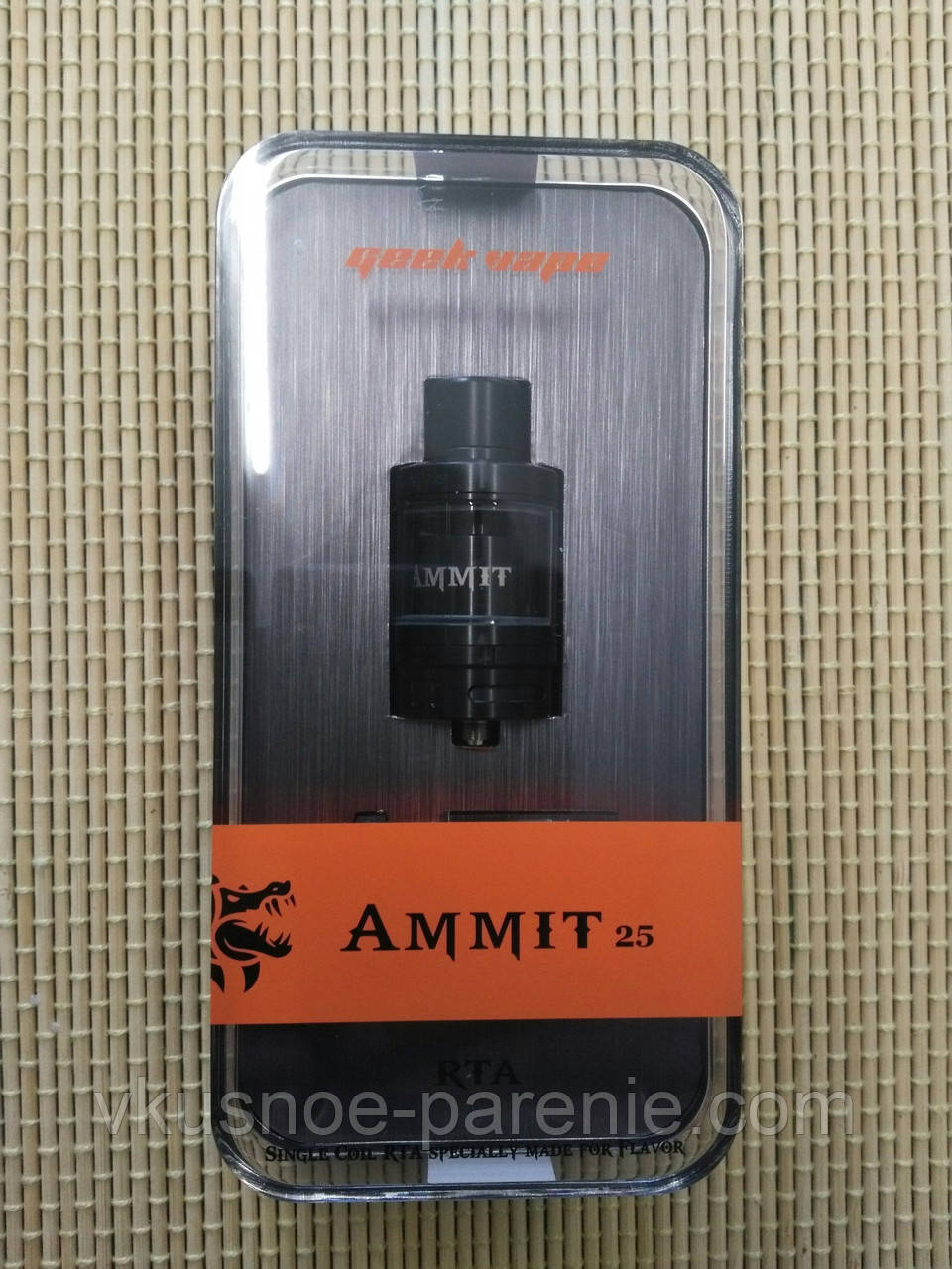 Бак Ammit 25 RTA Single Coil Version GeekVape оригінал чорний