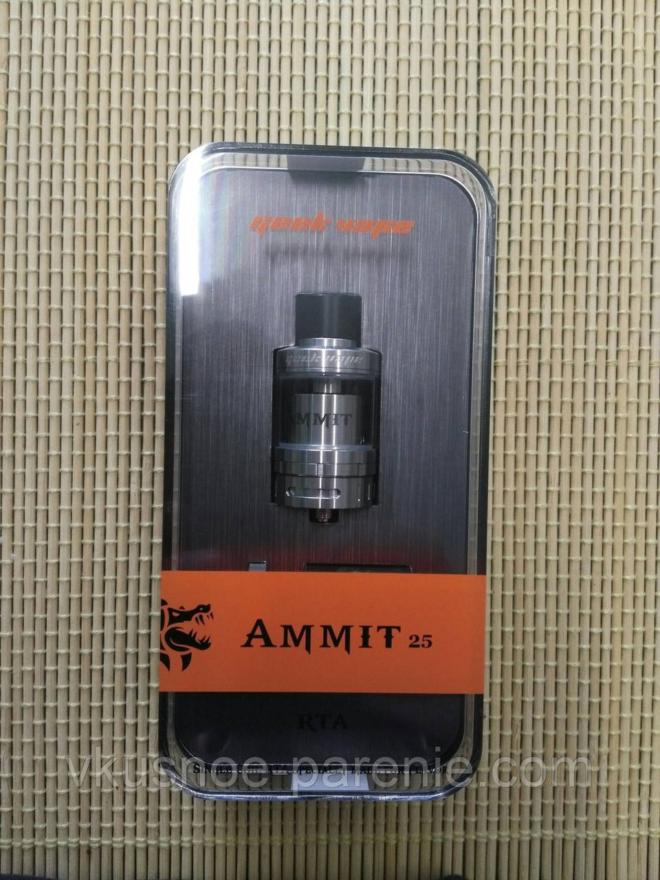 Бак Ammit 25 RTA Single Coil Version GeekVape оригінал сталь