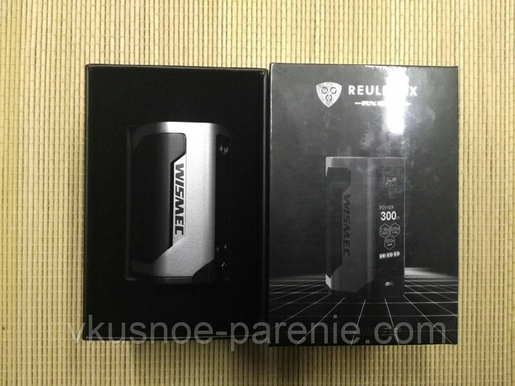 Бокс мод Wismec Reuleaux GEN3 TC (оригінал) Сталь Чорний